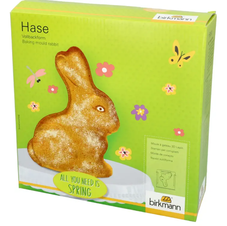 3D Rabbit-Shaped Non-Stick Baking Mold 1