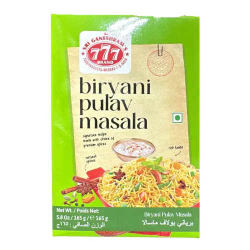 777 Biryani & Pulav Masala – Authentic South Asian Spice Blend, 165G 1