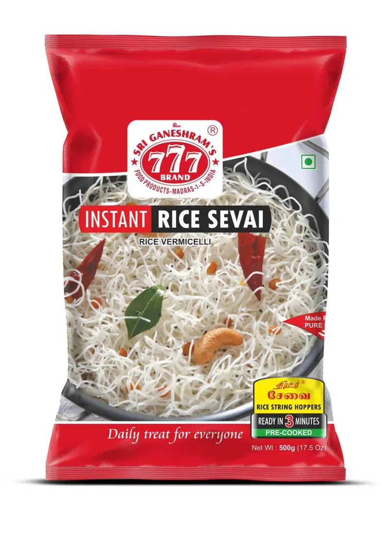 777 Rice Sevai (Vermicelli) – 500G Bulk Pack For Idli, Dosa & Sweet Preparations 1