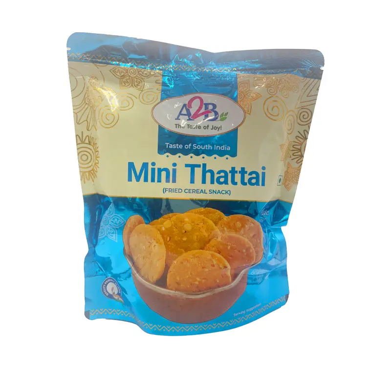 A2B Mini Thattai – 200 G Crunchy Rice & Lentil Crackers 1