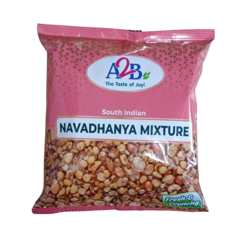 A2B Navathaniya Mixture – 200 G Spiced Lentil & Grain Snack Combo 1