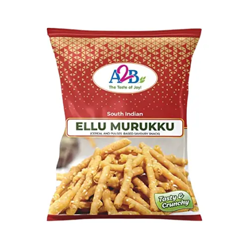 A2B Sesame (Ellu) Muruku – 200G Crunchy Snack 1