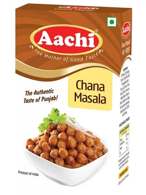 Aachi Chana Masala Spice Blend – 100G Authentic Chickpea Curry Mix 1