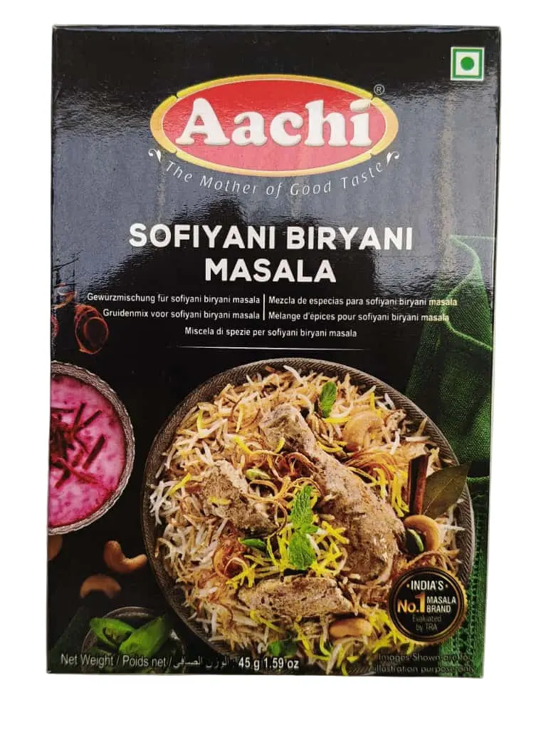Aachi Sofiyani Biryani Masala – 45G Premium Spice Blend 1
