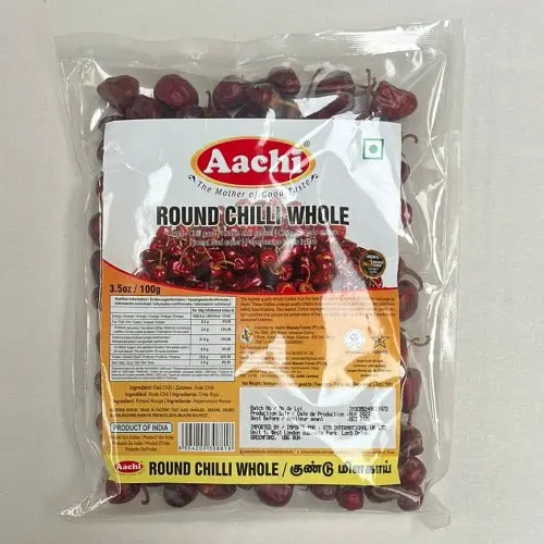 Aachi Whole Dried Red Chillies With Stems – 100G 1