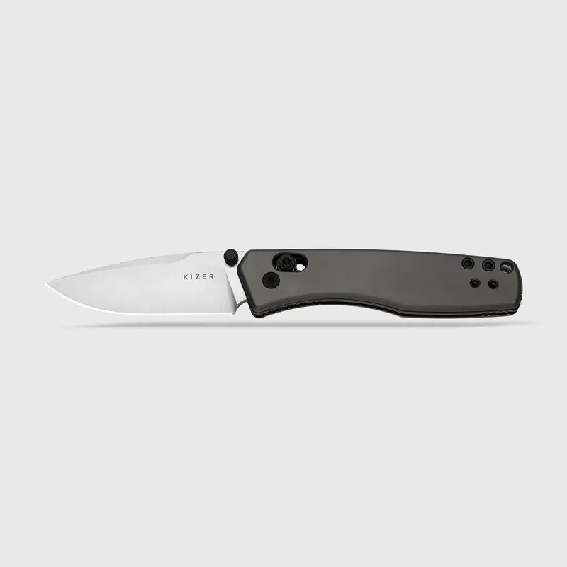 Aegis Folding Knife With Kizer Clutch Lock | Aeb-L Steel | Lightweight Aluminum Frame 1