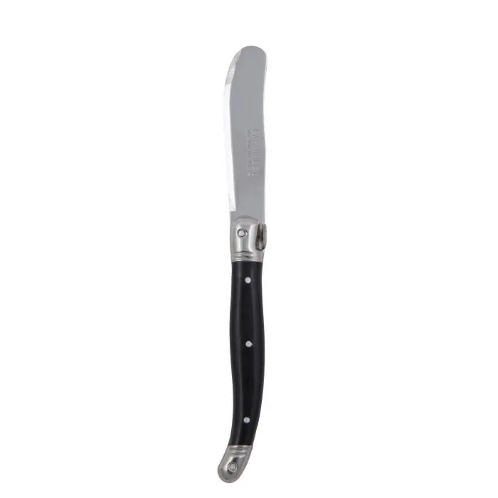 André Verdier Débutant Butter Spreader – Black-Handle Stainless Steel 1