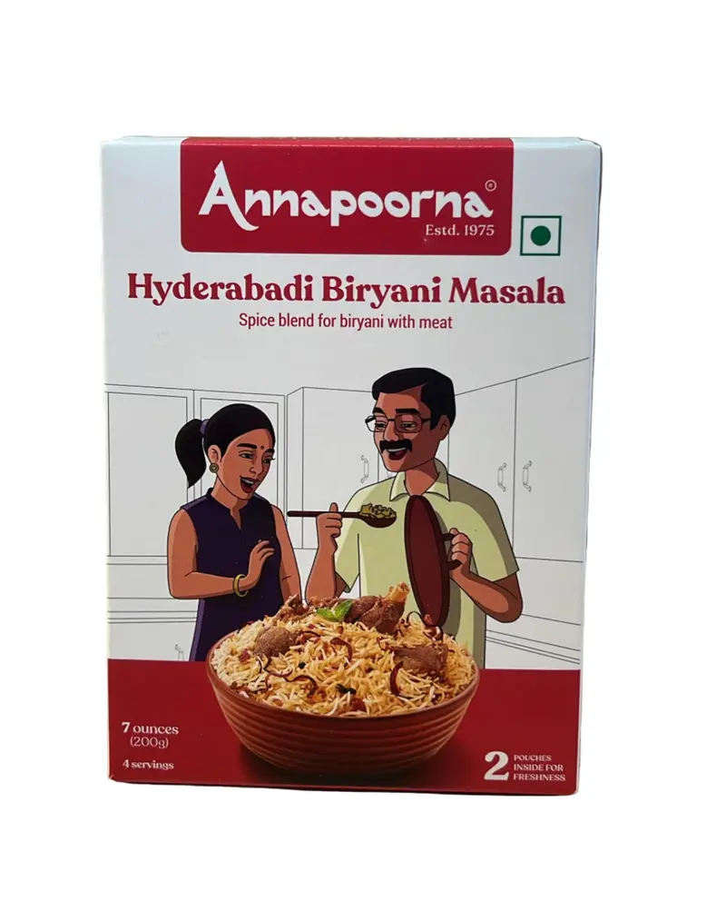 Annapoorna Hyderabadi Biryani Masala – Spice Blend For Authentic Flavor (200 G) 1
