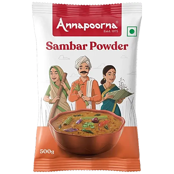Annapoorna Traditional Sambar Powder – 500G 1
