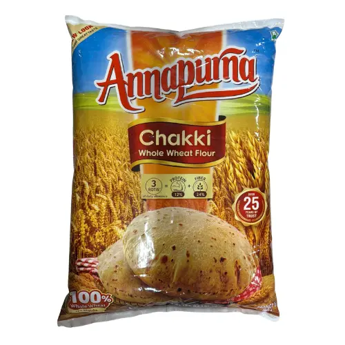 Annapurna Chakki Atta (Stone-Ground Whole Wheat Flour) – 10Kg Bag 1