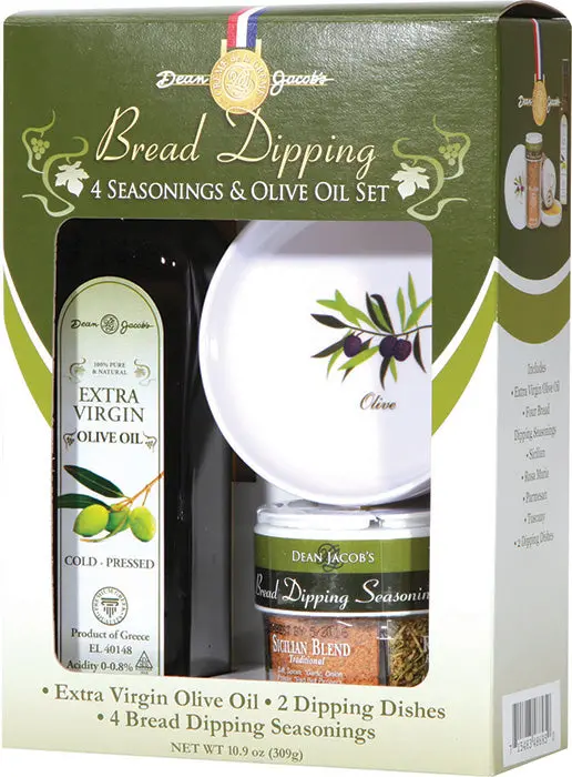 Artisan Bread Dipping Oil Set With Ceramic Serving Dish 1