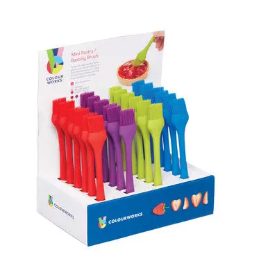 Assorted Mini Silicone Pastry Brushes For Glazing & Basting 1