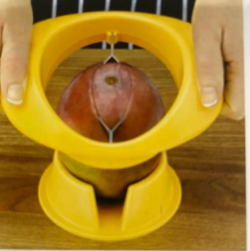 Avanti Mango Slicing Tool — Precision-Grooved Stainless Steel Cutter 1