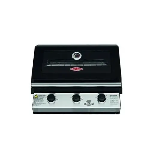 Beefeater 1200E 3-Burner Built-In Gas Grill – Streamlined Outdoor Setup 1