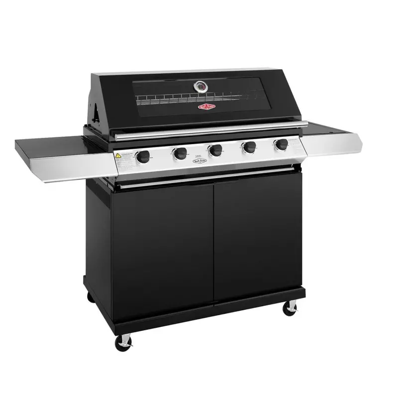 Beefeater 1200E 5-Burner Cart Grill With Side Burner – Reliable Ignition & Durability 1
