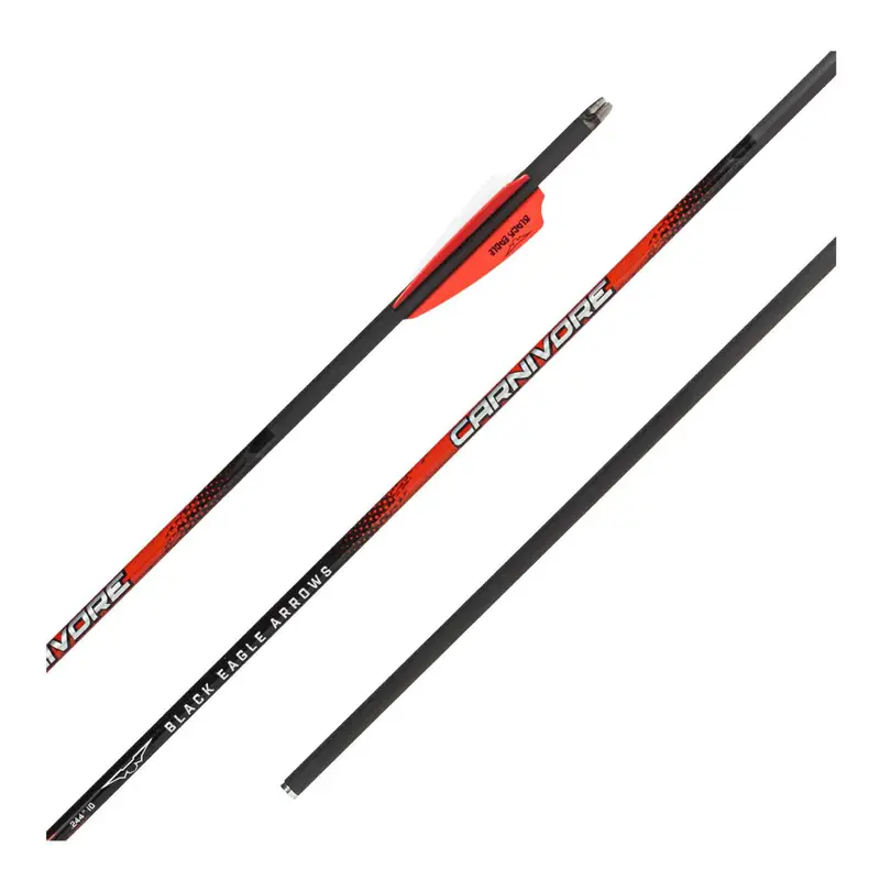 Black Eagle Carnivore V2 Pre-Fletched Arrows – .001 Spine 1