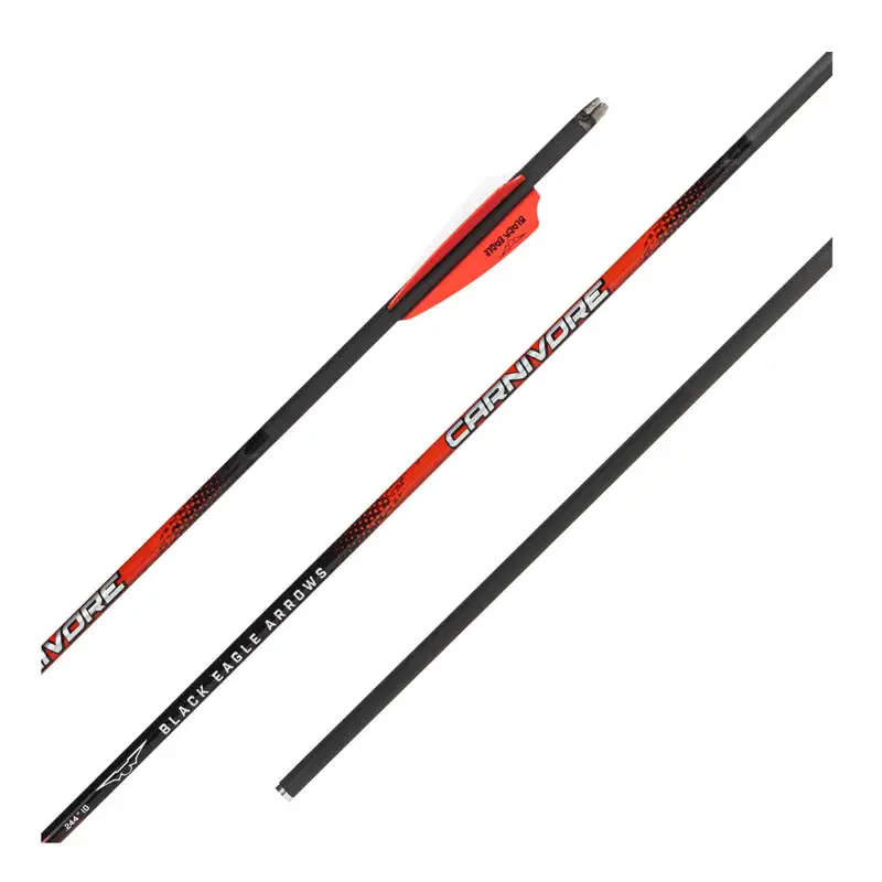 Black Eagle Carnivore V2 Pre-Fletched Arrows – .003 Spine 1