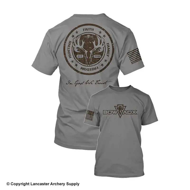 Bowadx Faith, Family & Freedom Hunting T-Shirt 1