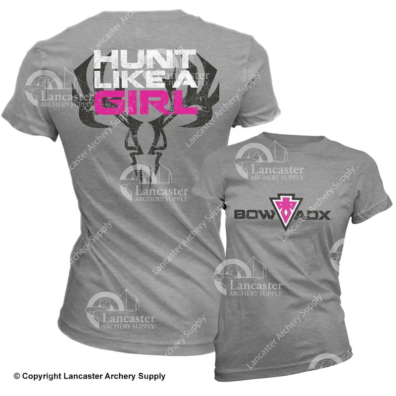 Bowadx ‘Hunt Like A Girl’ Performance Cotton T-Shirt 1