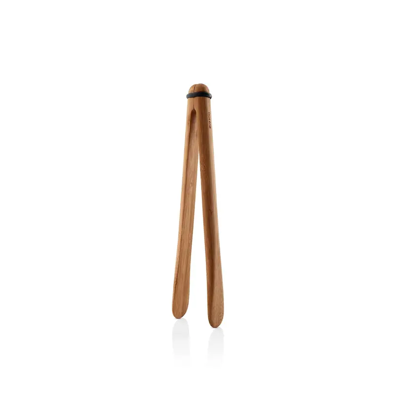 Carbonized Bamboo Nordic Kitchen Tongs – 33 Cm 1