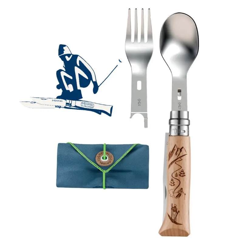 Charcuterie Serving Set With Olive Wood Handles 1