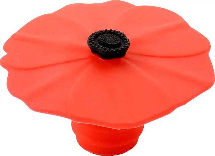 Charles Viancin Poppy-Design Wine Bottle Stopper 1