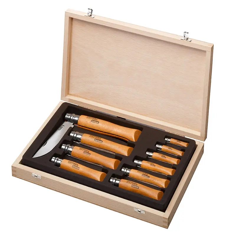 Collector’S Edition Carbon Steel Folding Knife Set 1