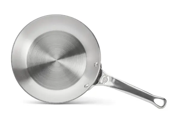 De Buyer Affinity Stainless Steel Frying Pan – 28 Cm Diameter, Triple-Ply Construction 1
