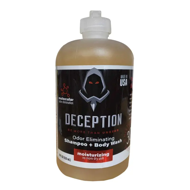 Deception Scent-Free Shampoo & Body Wash For Hunters 1