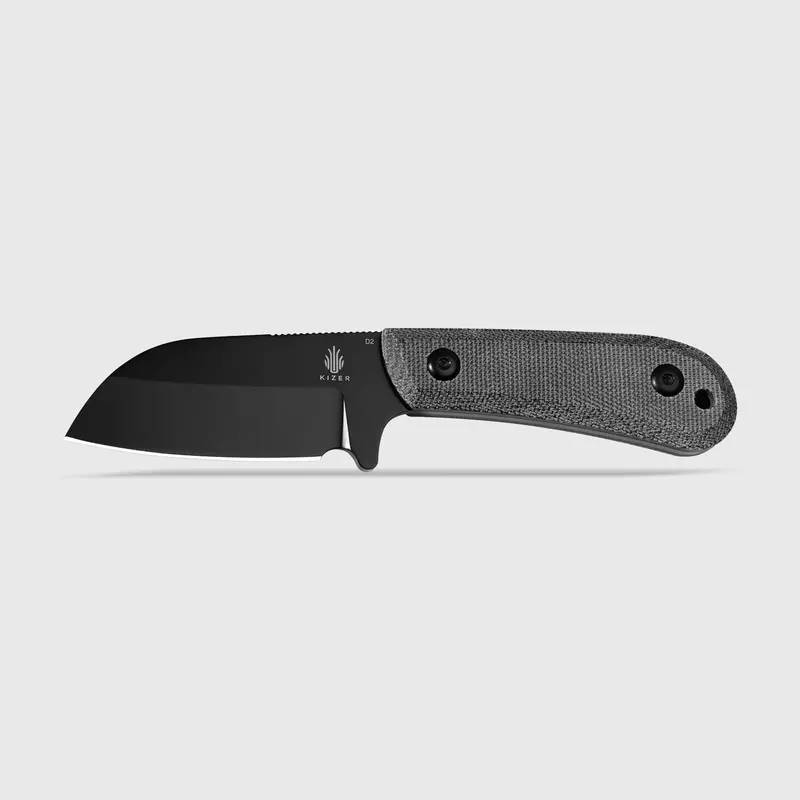 Deckhand Edc Knife: D2 Steel, Dual-Material G10 + Micarta Handle (Model A2) 1