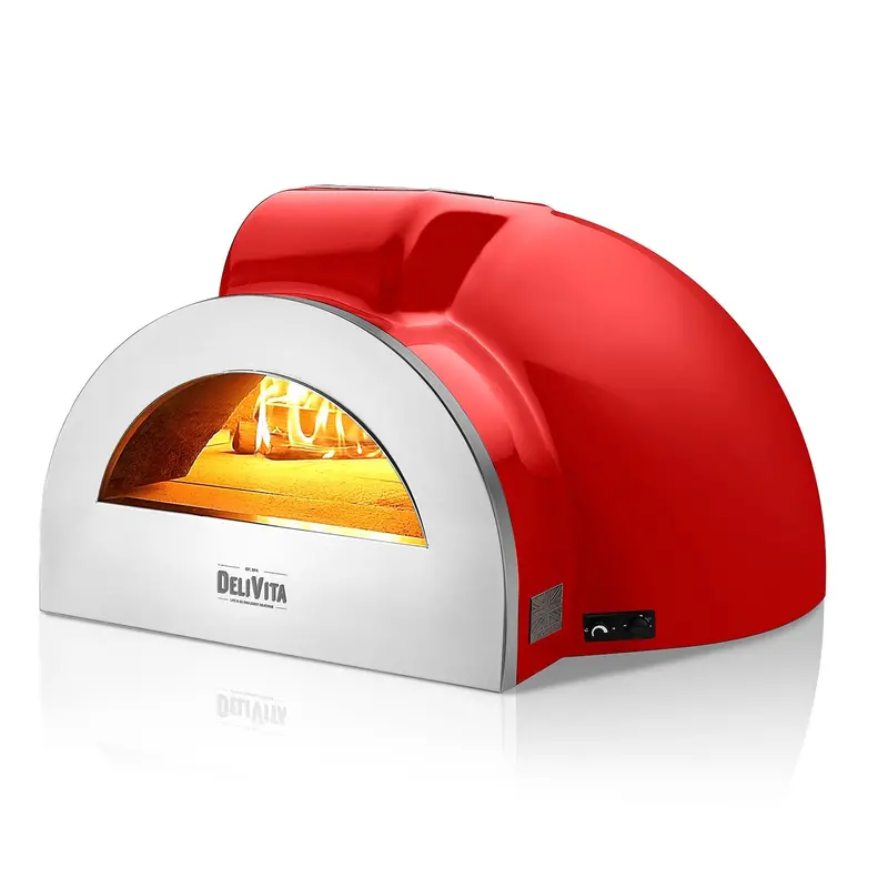 Delivita Chef+ Chimney-Equipped Wood-Fired Pizza Oven 1