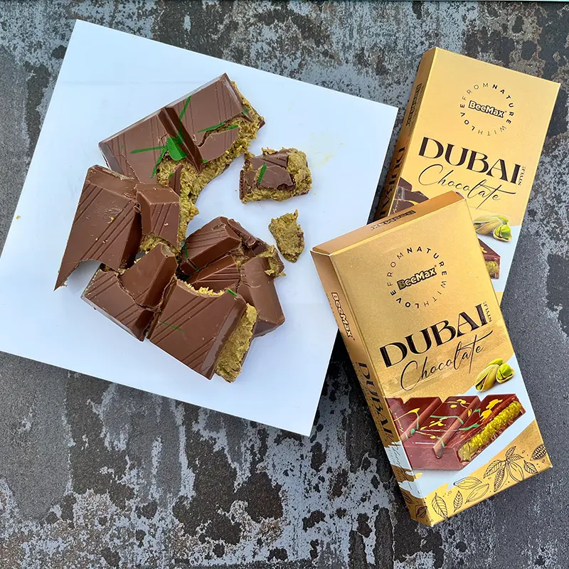 Dubai Artisan Chocolate Bar – Premium Dark Chocolate 1