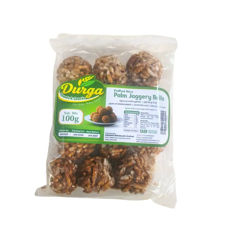 Durga Palm Jaggery Puffed Rice Balls – 100 G 1