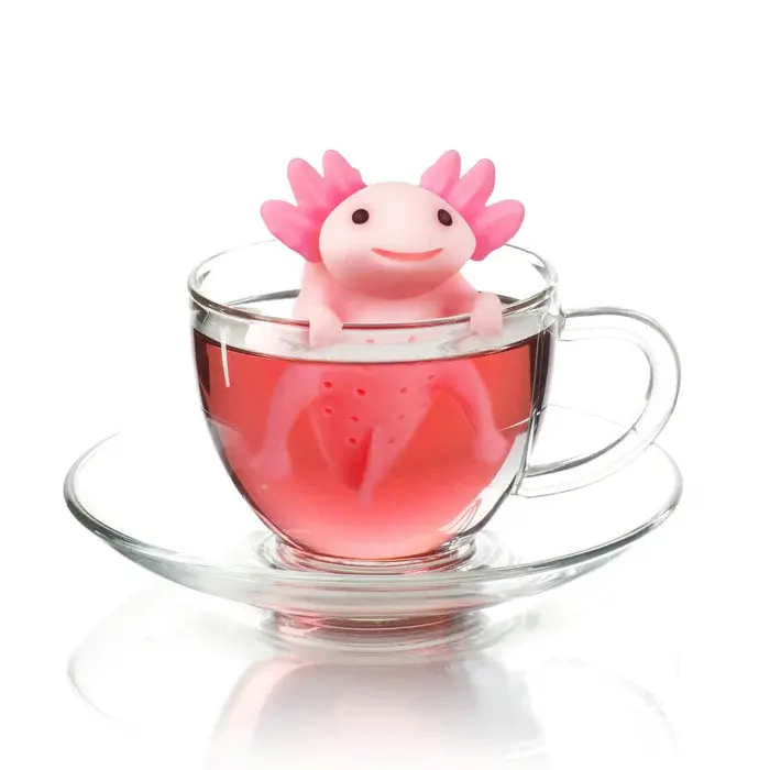 Fred & Friends Relaxolotl Silicone Tea Infuser With Handle 1