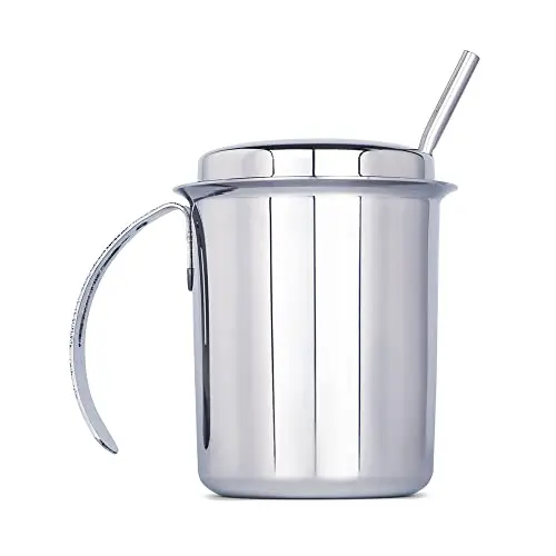 Gazelle Kids’ 250Ml Stainless Steel Sipper With Lid & Straw – Bpa-Free Insulated Tumbler For Juice/Milk 1
