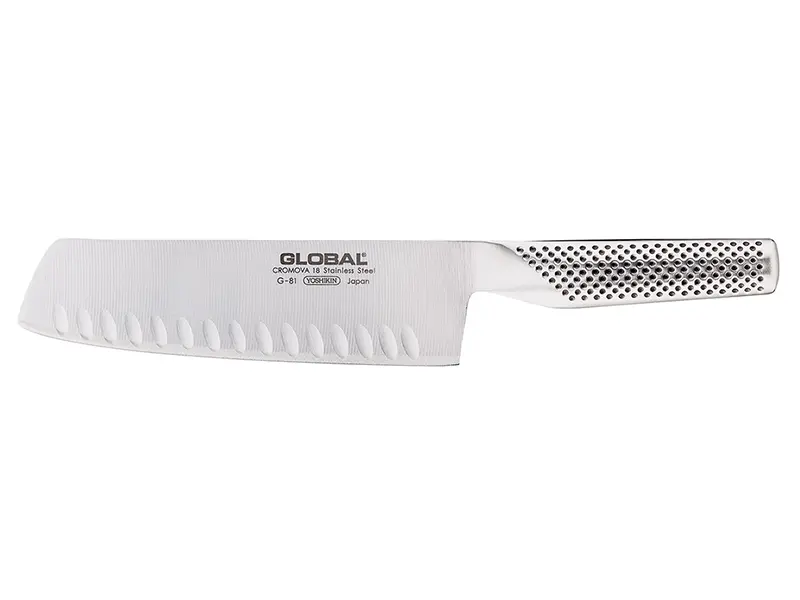 Global 7-Inch Hollow-Grind Vegetable Knife – Precision Chef'S Tool 1