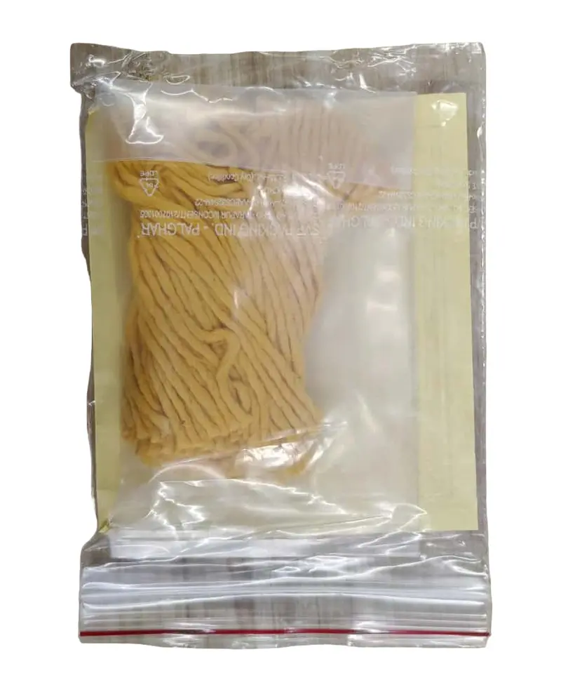 Gopuram Diya Wicks – Yellow Cotton Wicks For Oil Lamps, 1 Pack 1