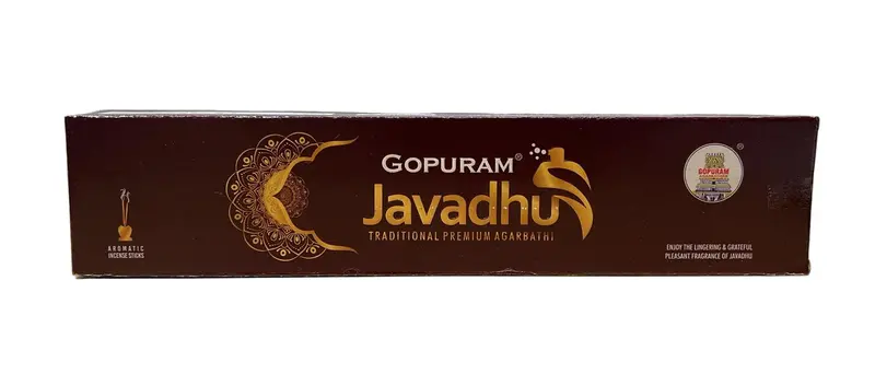 Gopuram Javadhu Agarwood Incense Sticks 1