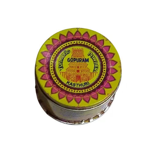 Gopuram Kasturi Manjal (Wild Turmeric) Powder – Ayurvedic Grade, 50G 1