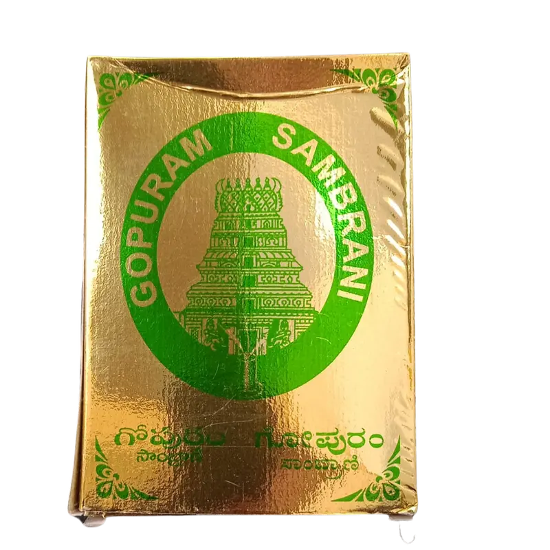 Gopuram Sambrani Powder – Pure Aromatic Resin Blend 1