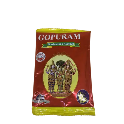 Gopuram Thazham Poo Kumkum – 40G Natural Floral Saffron Powder 1