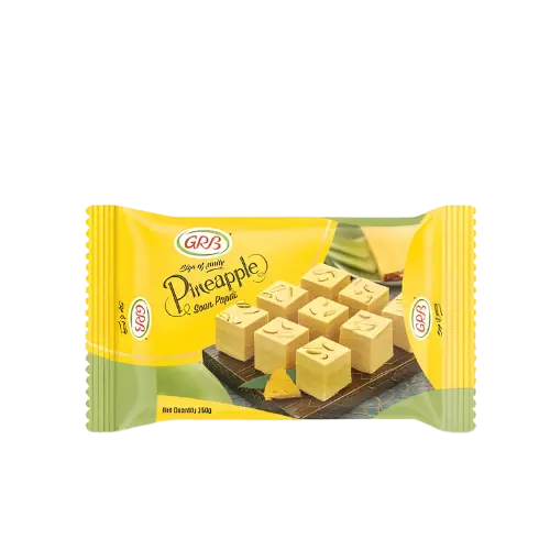 Grb Pineapple-Flavored Soan Papdi – 200G Indian Dessert 1