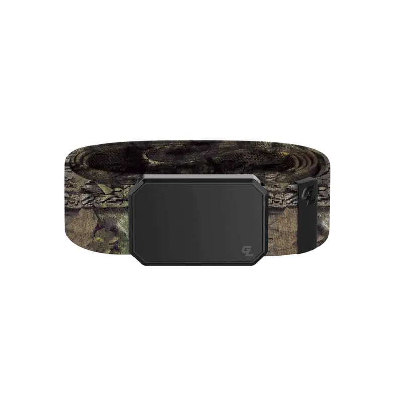 Groove Life Mossy Oak Breakup Black Groove Belt – Tactical Stretch-Fit Waistband 1