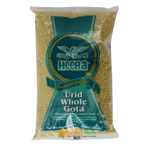 Heera Whole Urid Gota – 2Kg Unhulled Black Gram For Traditional Recipes 1