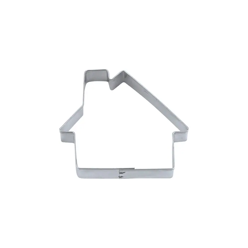 House-Shaped Stainless Steel Cookie Cutter – 7.5 Cm Height 1