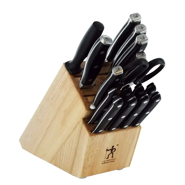 J.A. Henckels International Forged Premio 17-Piece Knife Block Set 1