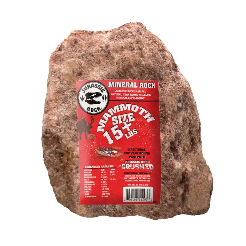 Jurassic Rock 15-Pound Natural Mineral Supplement Block For Wildlife 1
