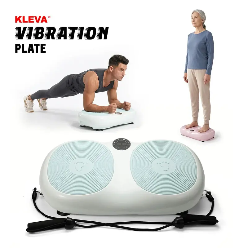 Kleva Vibration Plate Exercise Platform — Wireless Remote-Controlled Whole-Body Shaker For Home Fitness 1