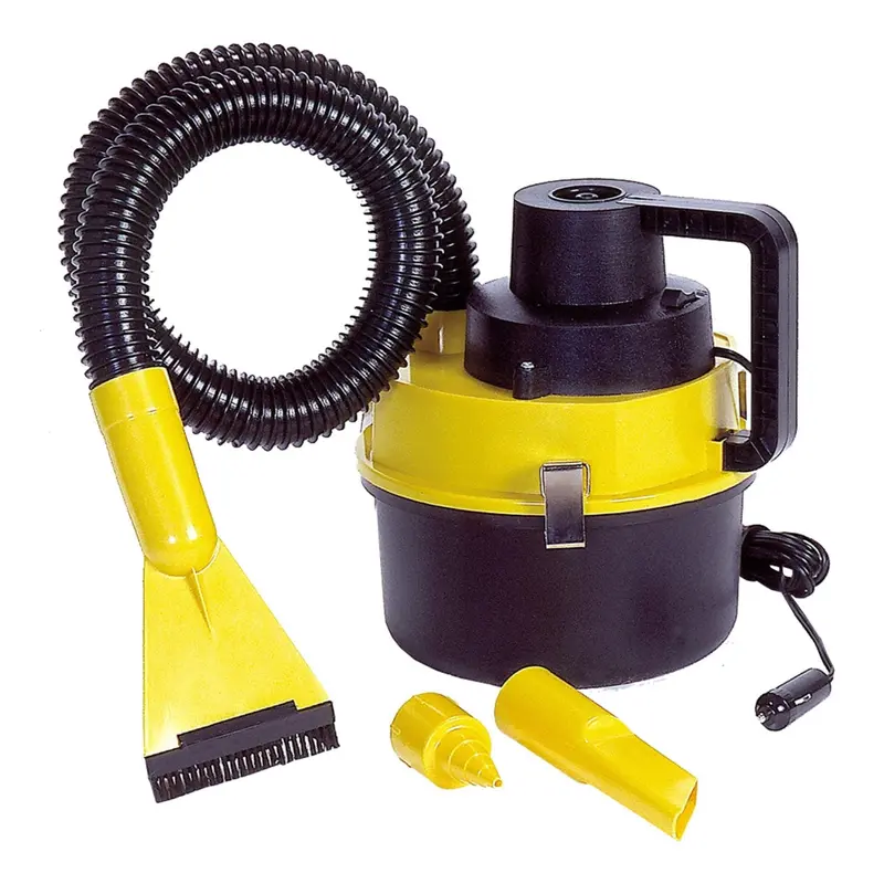Koolatron 1-Gallon 12V Wet/Dry Vacuum & Inflator – Portable Shop Vac With Air Compressor And Detailing Attachments 1
