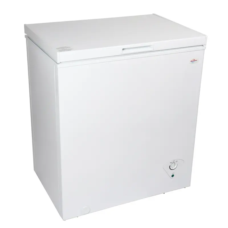 Koolatron 5.0 Cu. Ft. Compact Chest Freezer – Manual Defrost, Flat-Back Design With Stay-Open Lid & Front Drain For Small Spaces 1